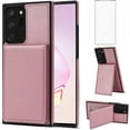 thumbnail image 1 of Phone Case for Samsung Galaxy Note 20 Ultra 5G Wallet Cover with Screen Protector and RFID Card Holder Slot Stand Cell Note20 Plus Notes 20Ultra Note20+ U + 20+ Twenty Not S20 Women Girl Men Rose gold, 1 of 6