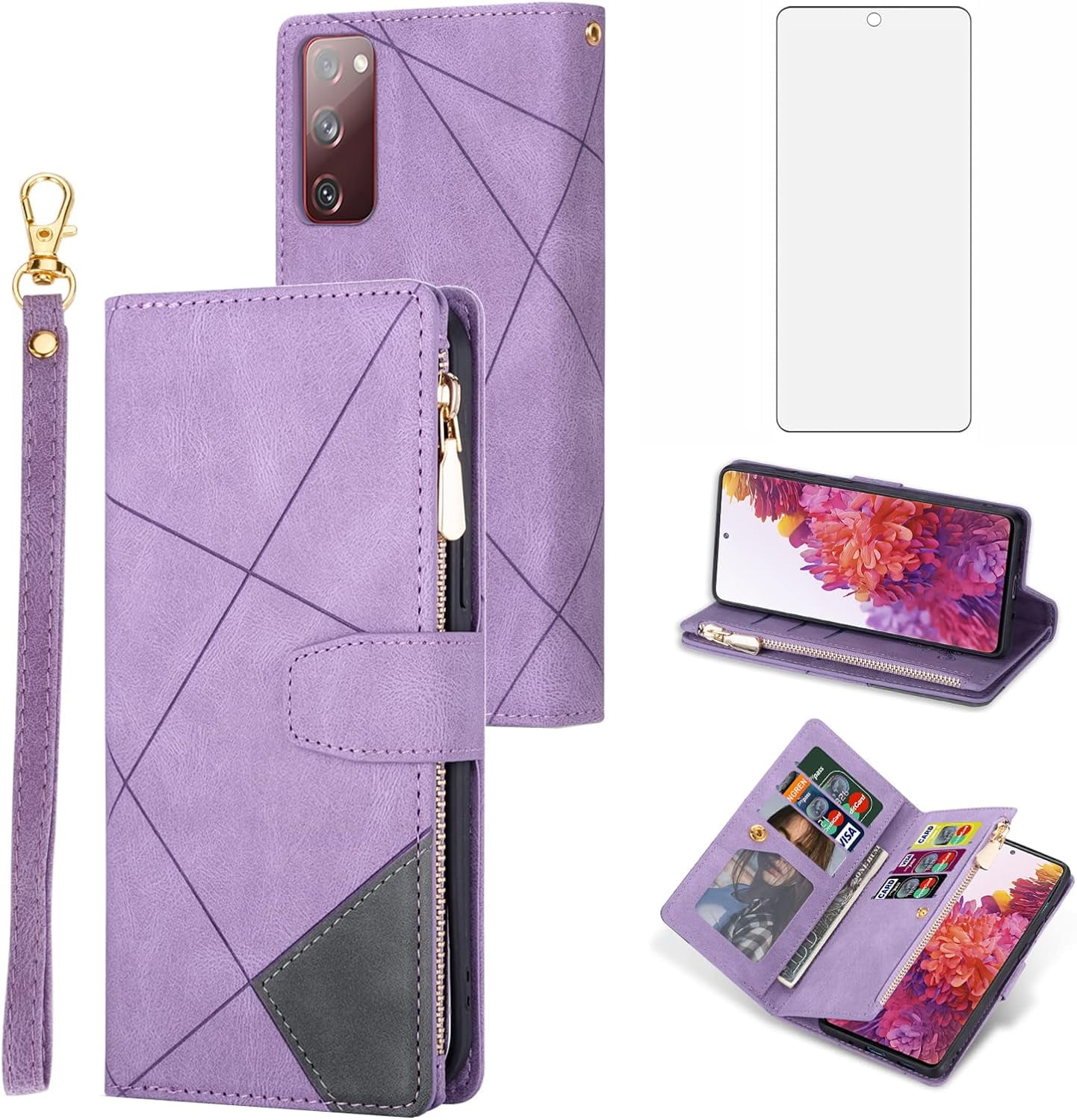 Phone Case for Samsung Galaxy S20 FE 5G inch Wallet Cover