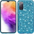 thumbnail image 1 of Phone Case for Samsung Galaxy S20 FE Case Glitter Sparkle Gold, Samsung S20 FE 5g Case Silicone Anti-Fingerprint Glamorous Bling Shiny Cover Thin (Blue), 1 of 14