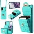 thumbnail image 1 of Phone Case for Samsung Galaxy S20 Plus S20+ 5G Wallet Cover with Credit Card Holder Crossbody Strap Long Lanyard Leather Cell Accessories S20+5G S20plus 20S + S2O S 20 20+ G5 Women Girls Green, 1 of 15