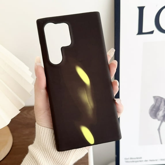 Phone Case for Samsung Galaxy S22 Ultra, Military Drop Protection Shockproof Case with Color Changing Effect for Women Men, Slim Lightweight Stylish Cover for Samsung Galaxy S22 Ultra, Black/Green