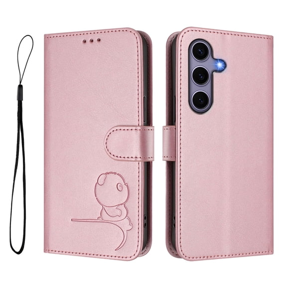 Phone Case for Samsung Galaxy S25/S24 Universal,PU Leather Wallet RFID Blocking Card Slots Holder Notebook Kickstand Shockproof Flip Folio Cover Compatible with Galaxy S25/S24-B1