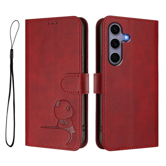 Phone Case for Samsung Galaxy S25/S24 Universal,PU Leather Wallet RFID Blocking Card Slots Holder Notebook Kickstand Shockproof Flip Folio Cover Compatible with Galaxy S25/S24-B3