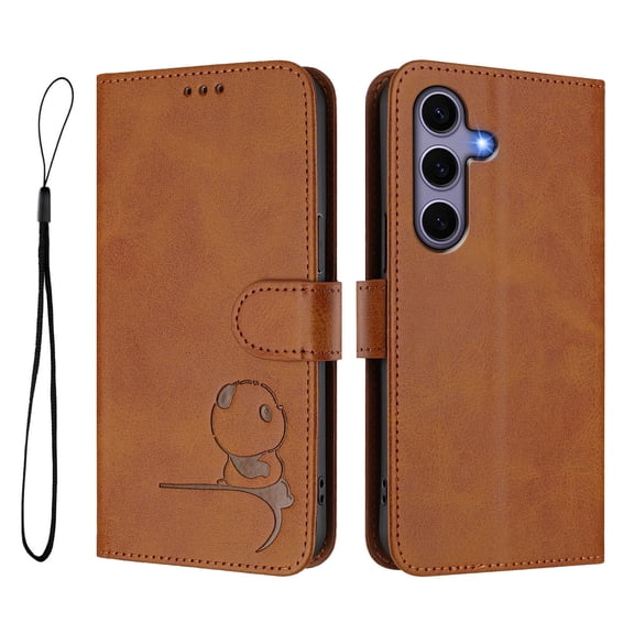 Phone Case for Samsung Galaxy S25/S24 Universal,PU Leather Wallet RFID Blocking Card Slots Holder Notebook Kickstand Shockproof Flip Folio Cover Compatible with Galaxy S25/S24-B6