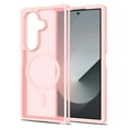 thumbnail image 1 of Phone Case For Samsung Galaxy Z Fold 7,Translucent Magnetic Phone Case for Women Men [Compatible with Magsafe] Anti-Fingerprints Shockproof Protective Ultra Slim Rugged Phone Case Cover,Pink, 1 of 6