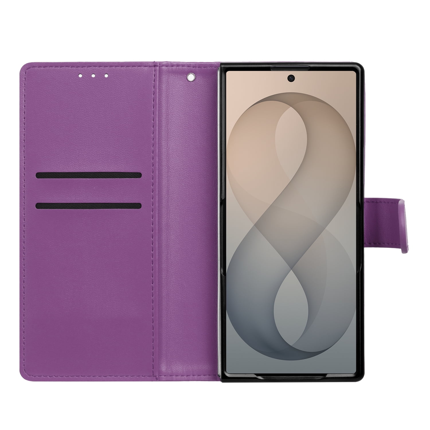 Phone Case for Samsung Galaxy Z Fold 8 Ultra Leather Wallet Folio ...
