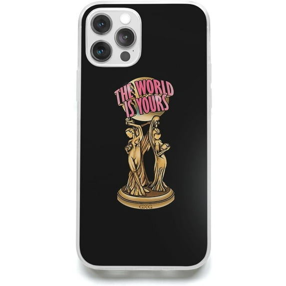 Phone Case Scarface Plus The World Waterproof is Max Yours Pro Multicolor Compatible with iPhone XR 6.1 Inch