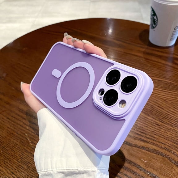Phone Case Skin Matte Magnetic Mobile Phone Case Apple 15proMax for IPhone14 All-inclusive Lens Film 13 Protective Case