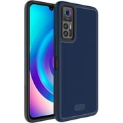 TUDIA MergeGrip TCL 30 5G Phone Case/TCL 30 Case/ TCL 30+ Case Heavy Duty - Indigo Blue