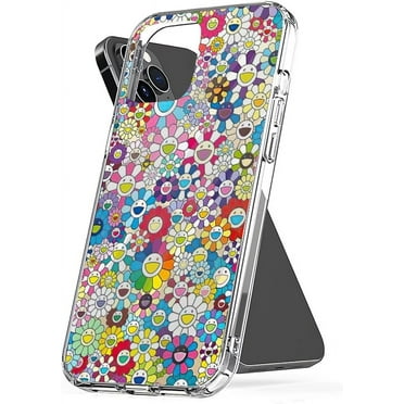 Phone Case Takashi Pro Max Murakami 8 Happy 13 Flower Xr 7 X 11 12 Se 2020 14 Scratch Accessories Waterproof Compatible with iPhone X/XS 5.8 Inch