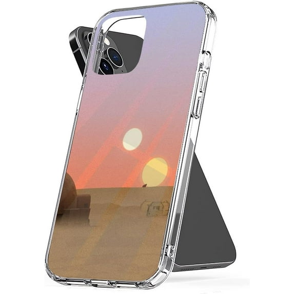 Phone Case Tatooine Cover Sunset Accessories Waterproof Transparent Compatible with iPhone 11 Pro Max 6.5 Inch