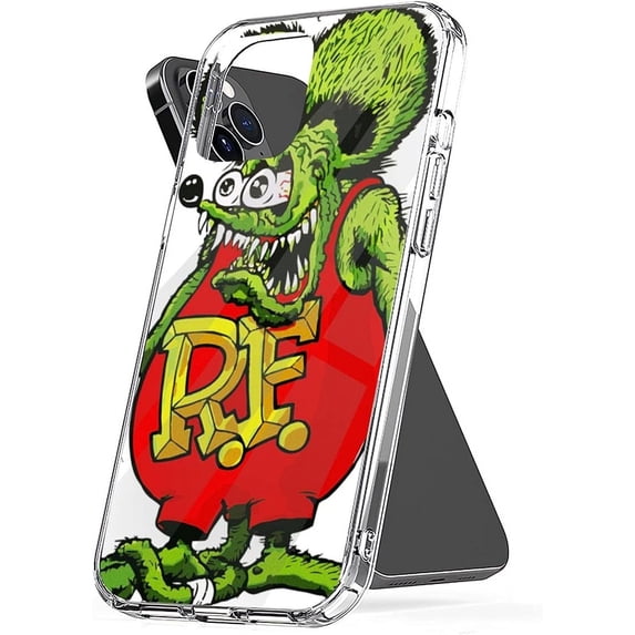 Phone Case The Accessories Rat TPU Fink Cover Protect Shockproof Transparent Compatible with iPhone 13 Pro 6.1 Inch