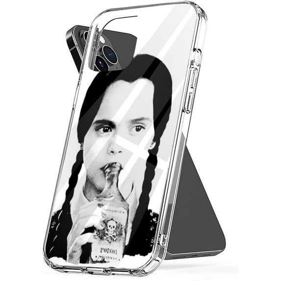 Phone Case The TPU Addams Birthday Family Cover Protect Shockproof Transparent Compatible with iPhone 12 Pro 6.1 Inch