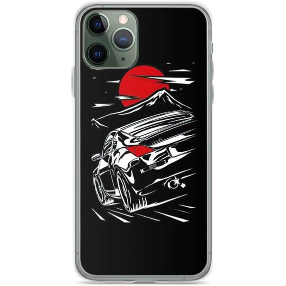 Phone Case Transparent Black Glass 35 0 Z Bumper Accessories Compatible with iPhone 12 6.1 Inch