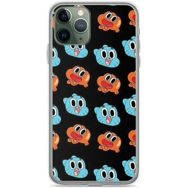 Phone Case Transparent Black Glass Gumball Waterproof Funny Scratch Compatible with iPhone X/XS 5.8 Inch