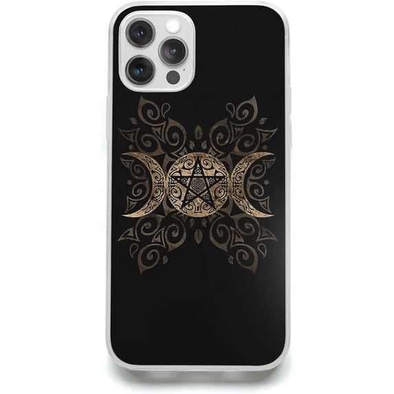 Phone Case Triple Max Moon Plus Goddess Waterproof Pentagram Pro Ornament Multicolor Compatible with Samsung Note10 6.3 Inch