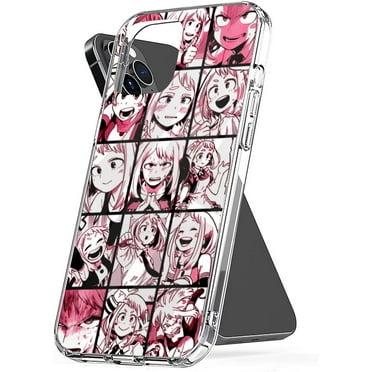 Phone Case Uraraka Cover Ochako TPU Collage Accessories Color Protect Shockproof Transparent Compatible with iPhone X/XS 5.8 Inch