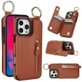 thumbnail image 1 of Phone Case Wallet Case for iPhone 7/8 Plus PU Leather Magnetic Handbag Zipper Pocket Card Slots, 1 of 6
