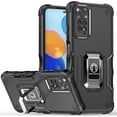 thumbnail image 1 of Phone Case for Xiaomi Redmi Note 11 4G (Not 5G) with Magnetic Kickstand, Military Grade Shockproof Heavy Duty Protective Phone Cover for Redmi Note 11 4G/Redmi Note 11S 4g JQ Black, 1 of 8