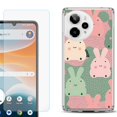 thumbnail image 1 of Phone Case for ATT Motivate Pro 2, with Screen Protector, by OneToughShield - Bunny Mix, 1 of 5