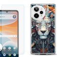 thumbnail image 1 of Phone Case for ATT Motivate Pro 2, with Screen Protector, by OneToughShield - Cyberpunk Lion, 1 of 5