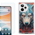 thumbnail image 1 of Phone Case for ATT Motivate Pro 2, with Screen Protector, by OneToughShield - Cyberpunk Wolf, 1 of 5