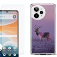 thumbnail image 1 of Phone Case for ATT Motivate Pro 2, with Screen Protector, by OneToughShield - Deer/Polygon, 1 of 5