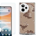 thumbnail image 1 of Phone Case for ATT Motivate Pro 2, with Screen Protector, by OneToughShield - Desert Camo, 1 of 5