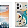 thumbnail image 1 of Phone Case for ATT Motivate Pro 2, with Screen Protector, by OneToughShield - Dolphin Family, 1 of 5