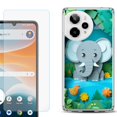 thumbnail image 1 of Phone Case for ATT Motivate Pro 2, with Screen Protector, by OneToughShield - Elephant Craft, 1 of 5