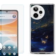 thumbnail image 1 of Phone Case for ATT Motivate Pro 2, with Screen Protector, by OneToughShield - Fireflies Butterfly, 1 of 5