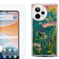 thumbnail image 1 of Phone Case for ATT Motivate Pro 2, with Screen Protector, by OneToughShield - Flower Wind, 1 of 5
