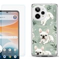 thumbnail image 1 of Phone Case for ATT Motivate Pro 2, with Screen Protector, by OneToughShield - French Bulldog, 1 of 5