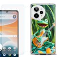 thumbnail image 1 of Phone Case for ATT Motivate Pro 2, with Screen Protector, by OneToughShield - Frog Guitar, 1 of 5