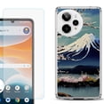 thumbnail image 1 of Phone Case for ATT Motivate Pro 2, with Screen Protector, by OneToughShield - Fuji Blossom, 1 of 5