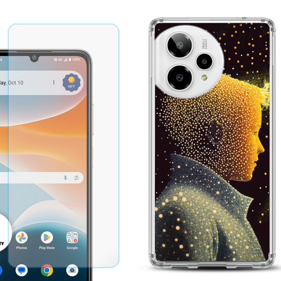 Phone Case for ATT Motivate Pro 2, with Screen Protector, by OneToughShield - Little Prince