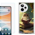 thumbnail image 1 of Phone Case for ATT Motivate Pro 2, with Screen Protector, by OneToughShield - Owl Reading, 1 of 5