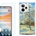 thumbnail image 1 of Phone Case for ATT Motivate Pro 2, with Screen Protector, by OneToughShield - Peach Tree Blossom, 1 of 5