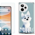 thumbnail image 1 of Phone Case for ATT Motivate Pro 2, with Screen Protector, by OneToughShield - Puppy Charm, 1 of 5