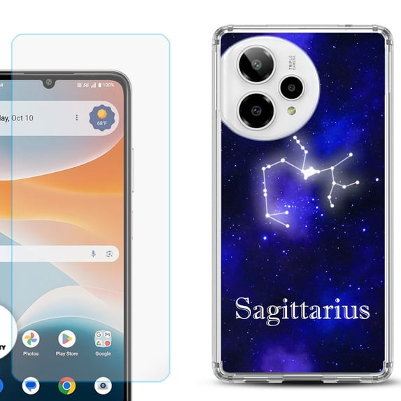 Phone Case for ATT Motivate Pro 2, with Screen Protector, by OneToughShield - Sagittarius