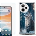 thumbnail image 1 of Phone Case for ATT Motivate Pro 2, with Screen Protector, by OneToughShield - Snow Leopard, 1 of 5
