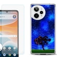 thumbnail image 1 of Phone Case for ATT Motivate Pro 2, with Screen Protector, by OneToughShield - Star Trails Tree, 1 of 5