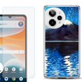 thumbnail image 1 of Phone Case for ATT Motivate Pro 2, with Screen Protector, by OneToughShield - Starry Night Fuji, 1 of 5
