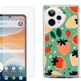 thumbnail image 1 of Phone Case for ATT Motivate Pro 2, with Screen Protector, by OneToughShield – Strawberry Mix, 1 of 5
