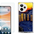 thumbnail image 1 of Phone Case for ATT Motivate Pro 2, with Screen Protector, by OneToughShield - Sunset River, 1 of 5