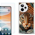 thumbnail image 1 of Phone Case for ATT Motivate Pro 2, with Screen Protector, by OneToughShield - Tiger Art, 1 of 5