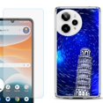 thumbnail image 1 of Phone Case for ATT Motivate Pro 2, with Screen Protector, by OneToughShield - Tower of Pisa, 1 of 5