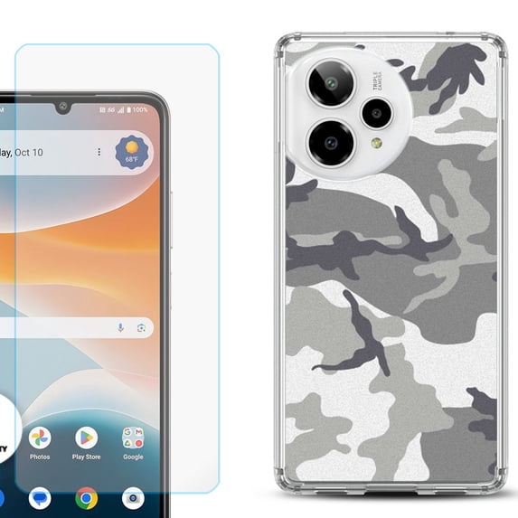 Phone Case for ATT Motivate Pro 2, with Screen Protector, by OneToughShield - Urban Camo