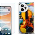 thumbnail image 1 of Phone Case for ATT Motivate Pro 2, with Screen Protector, by OneToughShield - Violin, 1 of 5