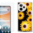 thumbnail image 1 of Phone Case for ATT Motivate Pro 2, with Screen Protector, by OneToughShield - Yellow Flower, 1 of 5
